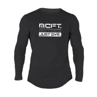 Camiseta De Algodón Para Hombres Con Manga Larga Para Fitness Running Y Entrenamiento En El Gimnasio Transpirable Para Otoño E Invierno - details 11