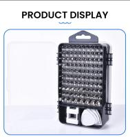 Juego De Destornilladores Magnéticos 115 En 1 Herramienta Multifuncional Para Reparación De Computadoras Y Teléfonos Caja De Herramientas De Acero Cromo Vanadio Precisión - details 14