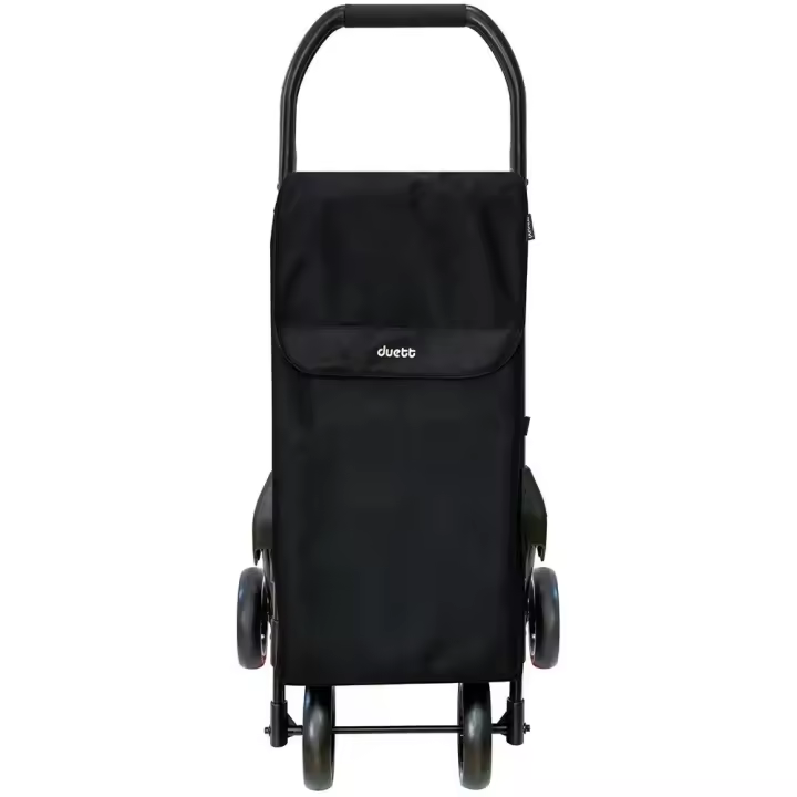 CARRO COMPRA ALUMINIO MUUVI UP NEGRO DUETT - 1