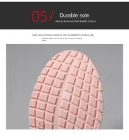 Zapatillas De Deporte Para Mujer Ligero Y Cómodo Con Cordones Transpirables Antideslizantes Para Gimnasio Trabajo Y Ropa Casual Zapatillas De Malla - details 10