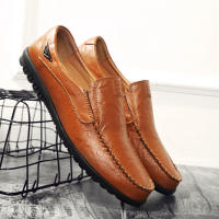 Zapatos Casuales Para Hombre De Cuero Negro Talla Grande 37-47 Loafers Moccasins De Marca Lujo Respirables Slip on 2024 - details 3