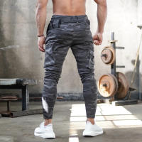 Nuevos Pantalones De Entrenamiento Para Hombre 2024 Primavera Y Otoño Color Sólido Deportivos Cómodos Para Exterior Y Fitness Con Bolsillos De Camuflaje - details 30