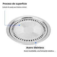 Parrilla Sin Humo Para Barbacoa Antiadherente Para Estufa Eléctrica Y Gas Placa De Hornear Herramientas De Barbacoa Para Exteriores Y Hogar - details 7