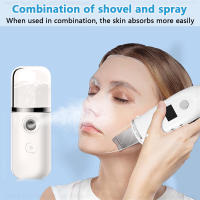 Limpiador De Piel Con Ultrasonidos Eliminador De Quistes Faciales Herramienta De Limpieza Profunda Para Eliminar Acné Y Quistes Negro Espátula Facial USB Recargable Metal - details 9