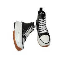Eva Zorteon- Zapatillas tipo bota mujer,  caña alta, PU, plataforma, suela track, confort, estilo urbano. - details 4