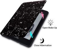 Funda protectora para Kindle Paperwhite 12.ª generación, cubierta protectora de cuero PU pintada a mano 2022 con reposamanos. - details 2