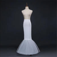Nueva Llegada De Enagua Blanca De Sirena Para Vestido Lolita Boda Accesorios De Novia Enagua Abajo Mariage De Boutique - details 4