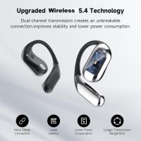 Auriculares Bluetooth 5.4 de conducción ósea abierta, auriculares deportivos con micrófono incorporado en auriculares inalámbricos, caja de carga de Pantalla LED con gancho auricular cómodo, auriculares ipx7 impermeables, adecuados para correr y hacer eje - details 4