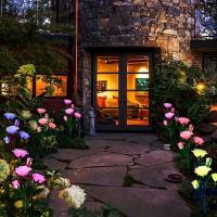 Lámpara Solar LED De 3 Cabezas Para Jardín Decoración Romántica De Rosas Para Cementerio Y Yarda Instalación Auto-Contenida Fuente De Energía Solar Protección IP65 Material ABS Estilo Art Decó - details 4