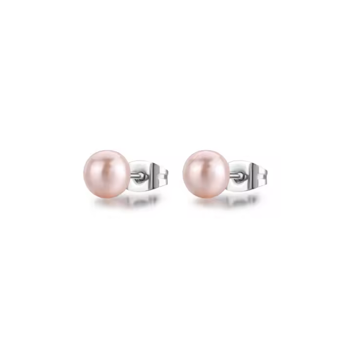 SWI28 S'AGAPò SABIDURÍA 6mm Pendientes de Perlas - 1