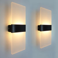 Modernas Sconces De Pared LED 6W/12W Luz De Acero Inoxidable Iluminación Para Sala De Estar Pasillo Dormitorio Decoración - details 8