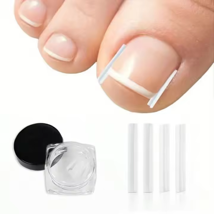 Kit De Prevención De Uñas Encarnadas Con Cortañas Y Tiras Para Uñas Y Alfadillas Ortopédica Para El Cuido De Los Pies - 1