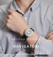 Reloj De Pulsera De Cuarzo Para Hombre EUTOUR Marca De Lujo Impermeable Con Indicador Numeral Arábigo Material De Correa Resina - details 7