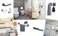 Jandtek. Toalleros de Baño Sin Taladro Negro o Inox - Accesorios Baño Sin Taladro Adhesivos - Kit Accesorios para Baño: Portarrollos Papel Higienico, Toallero Baño, Organización, Flexibilidad - details 4