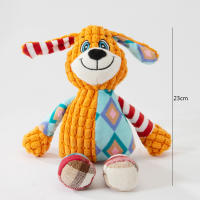 Juguete De Peluche Para Mascotas Juguete Interactivo Para Perros Y Gatos Resistente Mordedor Con Sonido Squeaky Para Limpieza De Dientes - details 4
