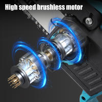 Sierra de Pértiga Inalámbrica 2 en 1 Eléctrica 8" con Motosierra Mini | Motobrushless | Kit con 2 Baterías | Poda de Árboles | Pértiga Extensible - details 0