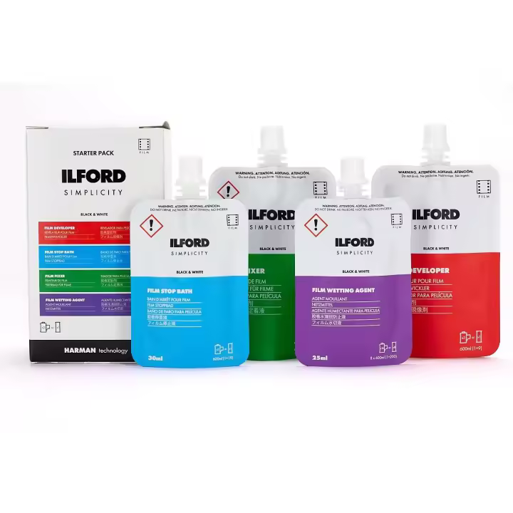 ILFORD Kit de Revelado Simplicity 4 Sobres CAT 1178847 - 1