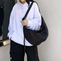 Bolso De Hombro Para Estudiantes De Gran Capacidad Estilizado En Normcore/minimalista Para Parejas Tendencia Llena De Estilo Cruzado Oxford Para Mujeres - details 3