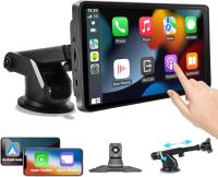 7 pulgadas Reproductor multimedia con pantalla táctil inalámbrica CarPlay - Receptor de radio para coche estéreo con navegación GPS, alimentado por enchufe de coche, ≤36V, sin batería, admite conexiones por cable e inalámbricas-Marca Cecodadi - details 1