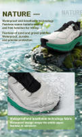 Zapatillas De Entrenamiento Cruzado ONEMIX Para Hombres Zapatillas De Correr Al Aire Libre Impermeables Caminando Casual Senderismo Aumento De Altura Ancho Cierre De Cremallera Material De Suela De Goma - details 2