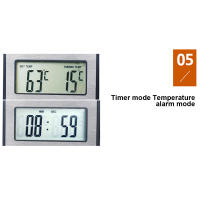 Termómetro De Barbacoa TP700 Con Probing De 15CM Medición De Temperatura En 5 Segundos Alarma De Temperatura Alta 300℃ Función De Timer Material Metálico Digital - details 8