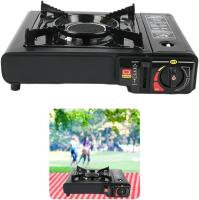 Horno portátil para exteriores, estufa liviana, equipo de cocina para acampar, equipo de emergencia, adecuado para cocinar en campamentos, estufa de gas para exteriores, estufa de cassette portátil para el hogar - details 4