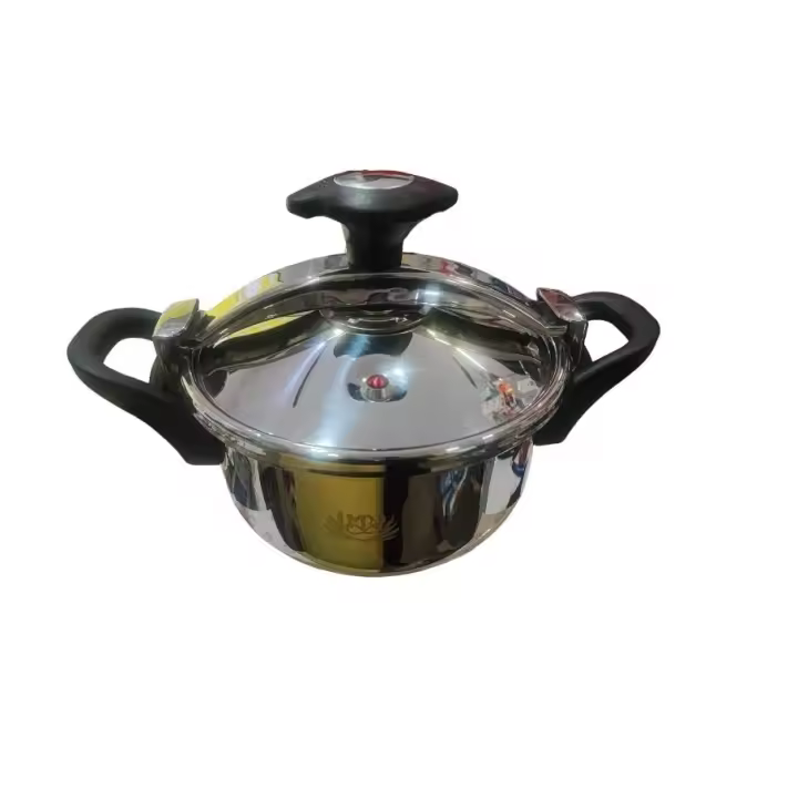 olla MR 4 LITROS Acero inoxidable cocina rapido y con alta calidad preciosa en acabados negros y acero inoxidable ideal para 3 o 4 personas - 1