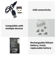 Mini Teclado Inalámbrico I8 2.4G Con Retroiluminación En 3 Colores Ratón De Aire Touchpad Para Android TV Box PC Control Remoto - details 3