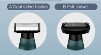 VGR Razor Máquina De Afeitar Eléctrica Profesional Para Hombres Impermeable Con Trimmer De Barba 2 En 1 Recargable V-393 - details 5
