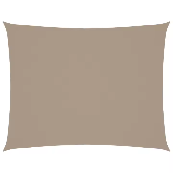 Toldo de Vela Lona rectangular Oxford gris taupe 2x3,5 m - 1