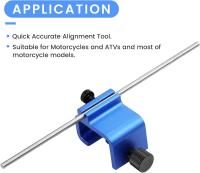 Herramienta De Alineación De Cadena Para Motocicleta ATV Bicicleta Scooter Accurate Y Rápida Herramienta De Reparación De Metal - details 1