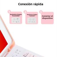 Funda Para Xiaomi Redmi Pad 2 9.7 Con Teclado Desmontable Material PU Silicona Compatible Con Tablet De 9.7 Pulgadas - details 0