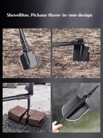 Shovel Plegable Pequeña Para Camping Al Aire Libre Multifuncional Herramienta De Entierro Para Senderismo Spade Y Shovel De Acero Carbono - details 12