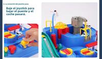Aventura Automovilística para Niños: Circuito de Tren con Aparcamiento y 2 Coches de Regalo, 23x23x18 cm - details 15