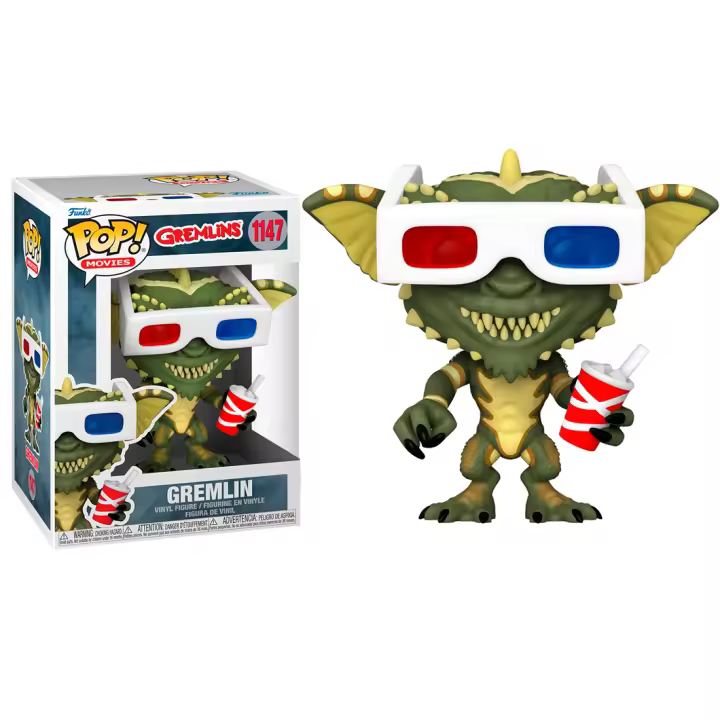 Funko  Gremlins  cine palomitas gafas glasses funko Pop 1147 Funko Pop - 1