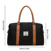 Bolsas de viaje de gran capacidad Unisex, bolsos impermeables portátiles para almacenamiento de equipaje en viajes de negocios, 1 unidad - details 1