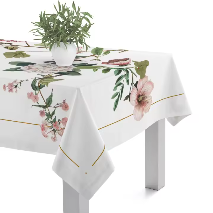 Happyfriday- Blooming Mantel, Manteles 100% Poliéster, calidad de 195 gr x m2, Fabricado en España - 1