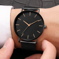 Reloj De Hombre Ultrafino De Moda Acero Inoxidable Malla Casual Resistente Al Choque Reloj De Cuarzo Simplicidad Para El Día a Día - details 16