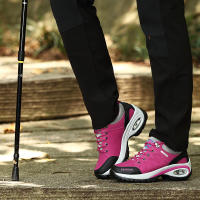Zapatos De Trekking Para Mujer Cuero Sintético Y TPU Antideslizante Transpirables Para Caminata Montaña Senderismo Acampar Y Escalada - details 8