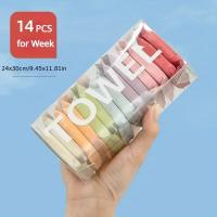 Juego De 14 Toallas Desechables Comprimidas Para Viajes Suaves Y Portátiles Toalla De Rostro Gruesa Para Limpieza Y Belleza - details 6