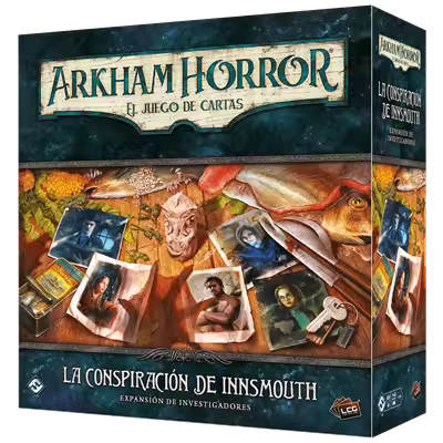 Asmodee - AH LCG: La conspiración de Innsmouth exp. inv. - 1