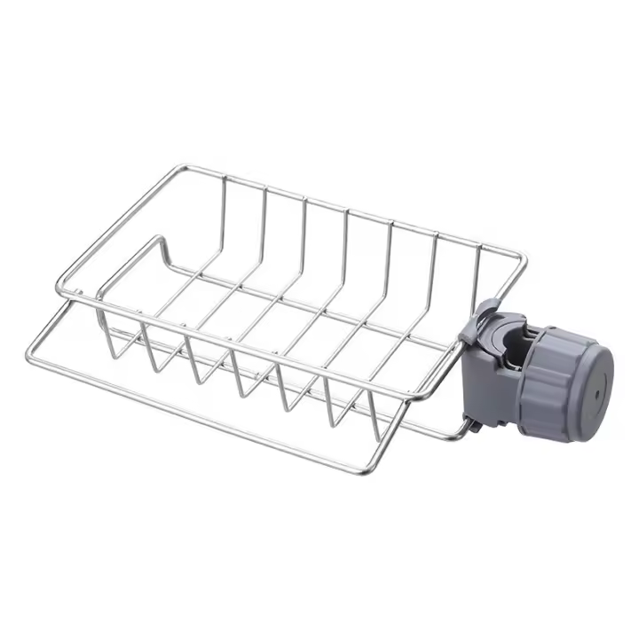 Gris Portarrollos de Cocina 4 en 1 Montado en la Pared - 1