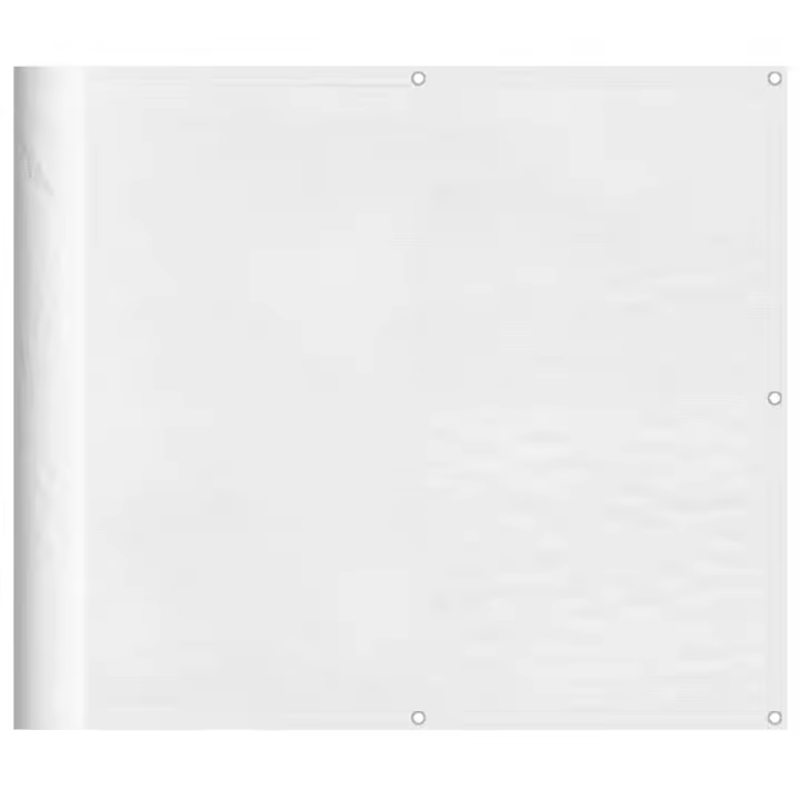 Pantalla de Balcón 100% poliéster Oxford Blanco 90x700 cm - 1