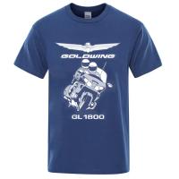 Camiseta De Motocicleta Effex Goldwing GL1800 Para Hombres Y Mujeres Negro Algodón Oversize Manga Corta Alta Calidad Estilo Casual - details 8