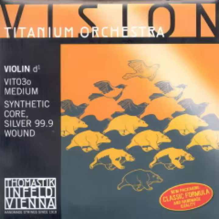 CUERDA VIOLIN-Thomastik (Vision Titanium Orchestra/Vit03o) (Alma Sintetica/Entorchado Plata)3ª M4/4 - 1