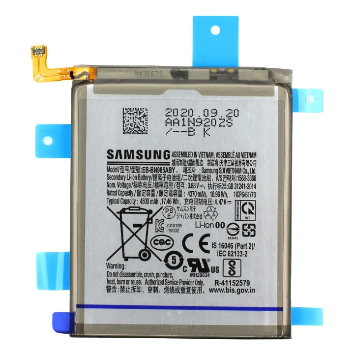 Batería Original Samsung EB-BN985ABY para Samsung Galaxy Note 20 Ultra ( N985F ) /Note 20 5G (N986F) - Capacidad 4500mAh. - 1