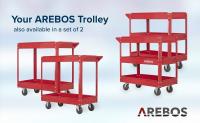 AREBOS 2x Carro de taller Carro de montaje Carro multifuncional con 3 estantes - details 25