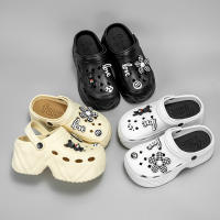 Sandalias De Tacón Alto Estampado De Oso Floral Nueva Moda X8809 Para Mujer Cuero Sintético Imitación Plataforma Casual - details 15