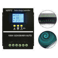 Controlador De Carga Solar MPPT Y&H Con LCD Y Salida USB Doble Para Baterías De Ácido Plomo Y Litio 12V 24V 36V 48V - details 12