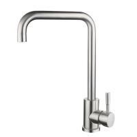 Grifo De Cocina Moderno De Acero Inoxidable 304 Con Mangue Pull out Monohendija Para Agua Caliente Y Fría Montaje En Piso - details 0